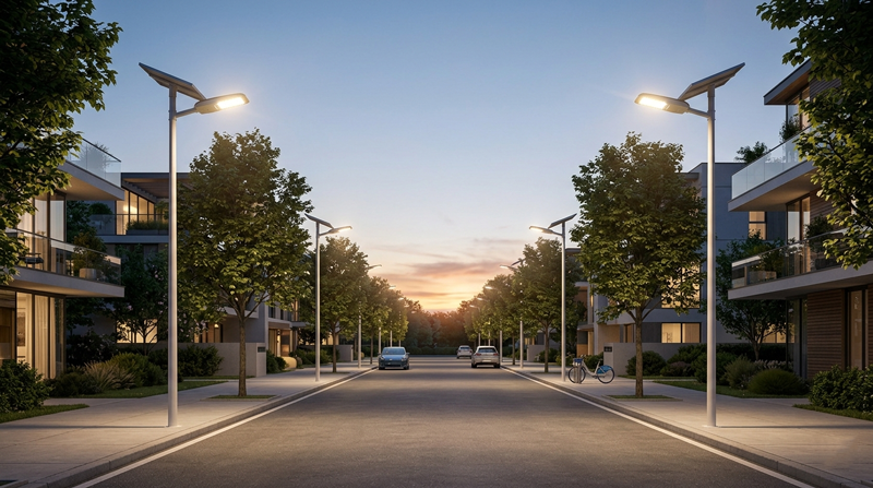 all in one solar street light