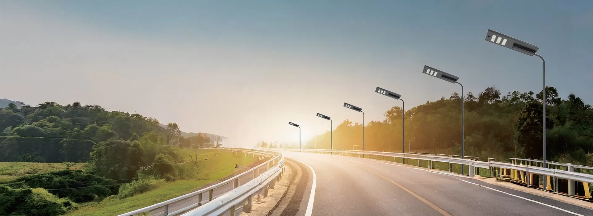 Farola solar todo en uno