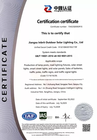 certificado de certificación