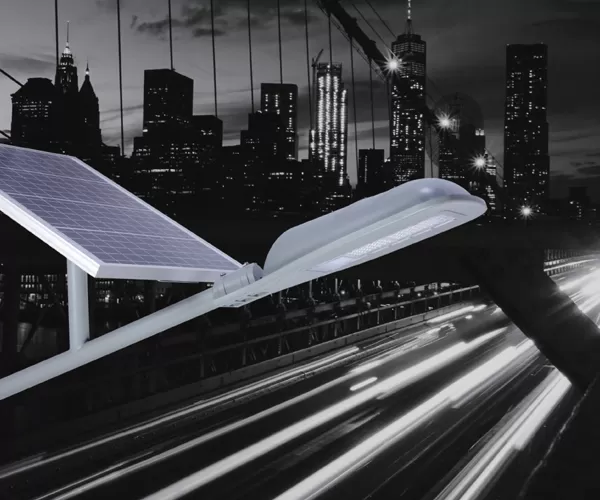 COMPACTA Farola Solar Todo en Dos