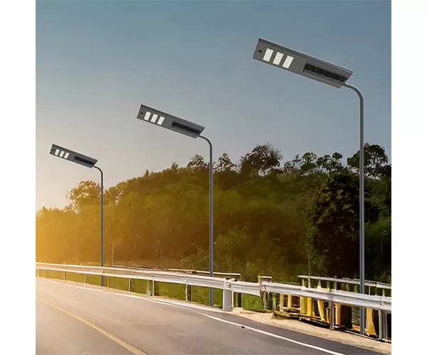 placa solar todo en uno para alumbrado público