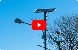 Diseño simple de farola solar todo en dos