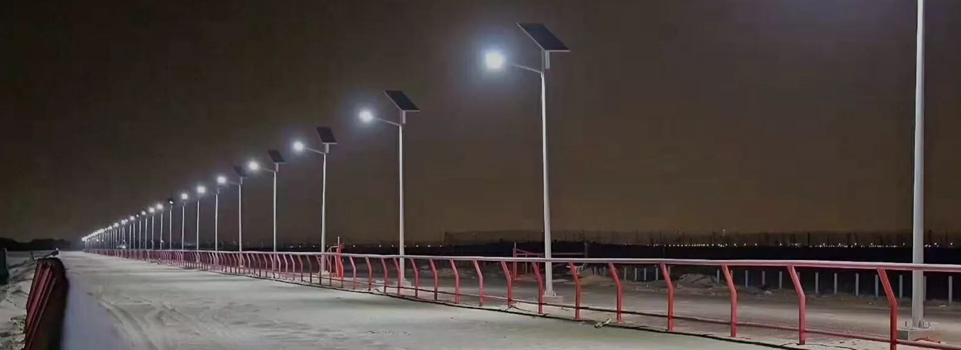 Aplicación de farola solar