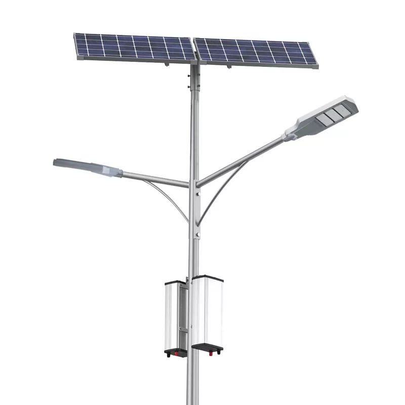 Farola solar partida